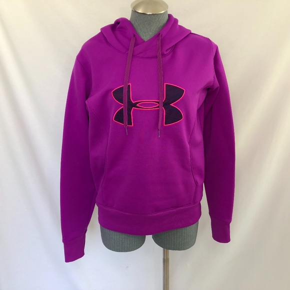 womens purple under armour hoodie